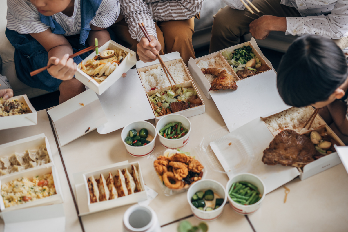 Ordering-in now part of Brits' weekly mealtime routine