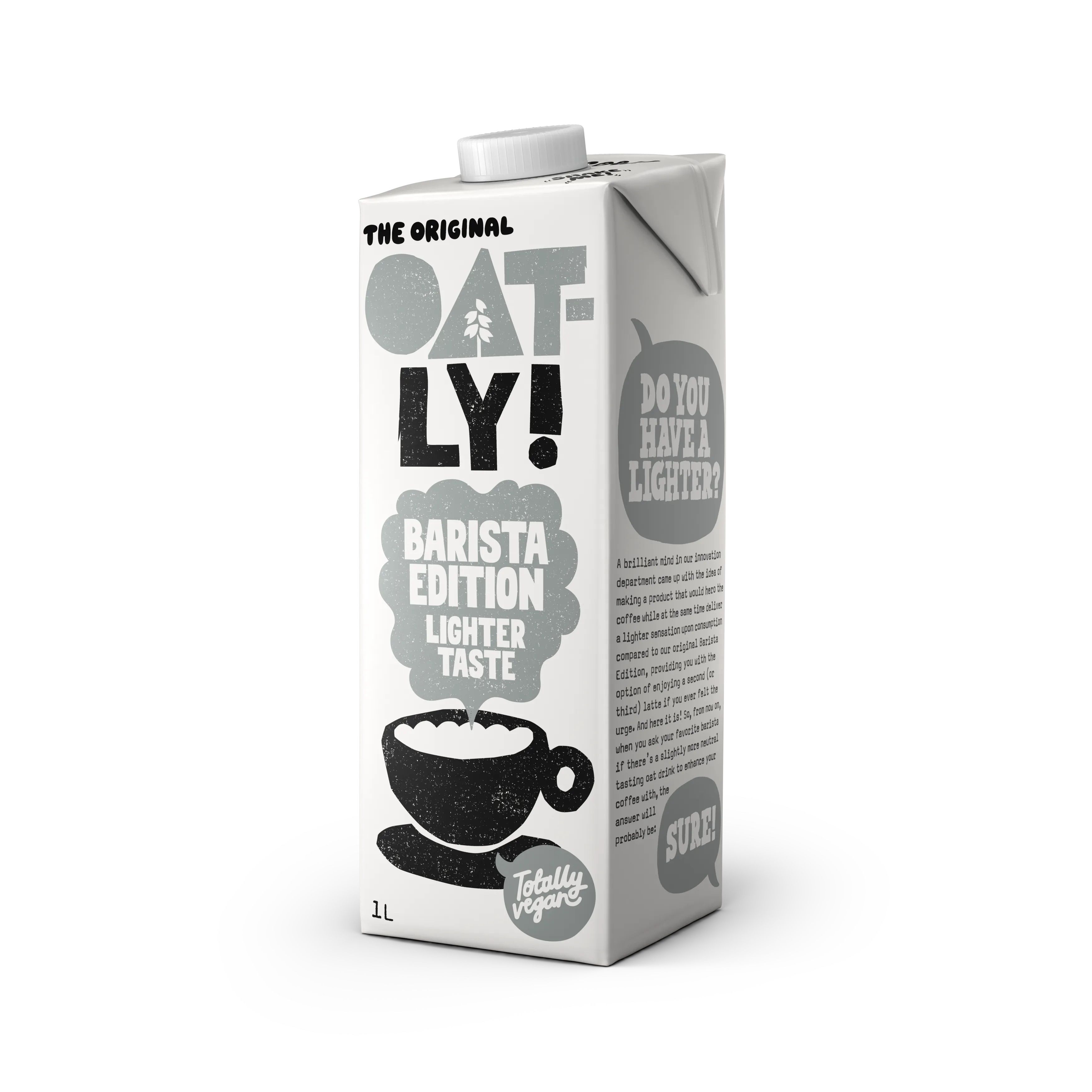 Oatly expands barista range with new organic and lighter taste oat drinks