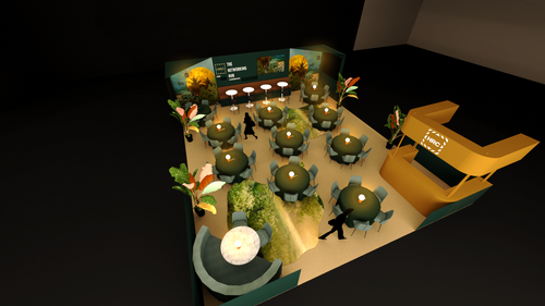 Sneak peek: The Networking Hub at HRC 2024, designed by Design Command