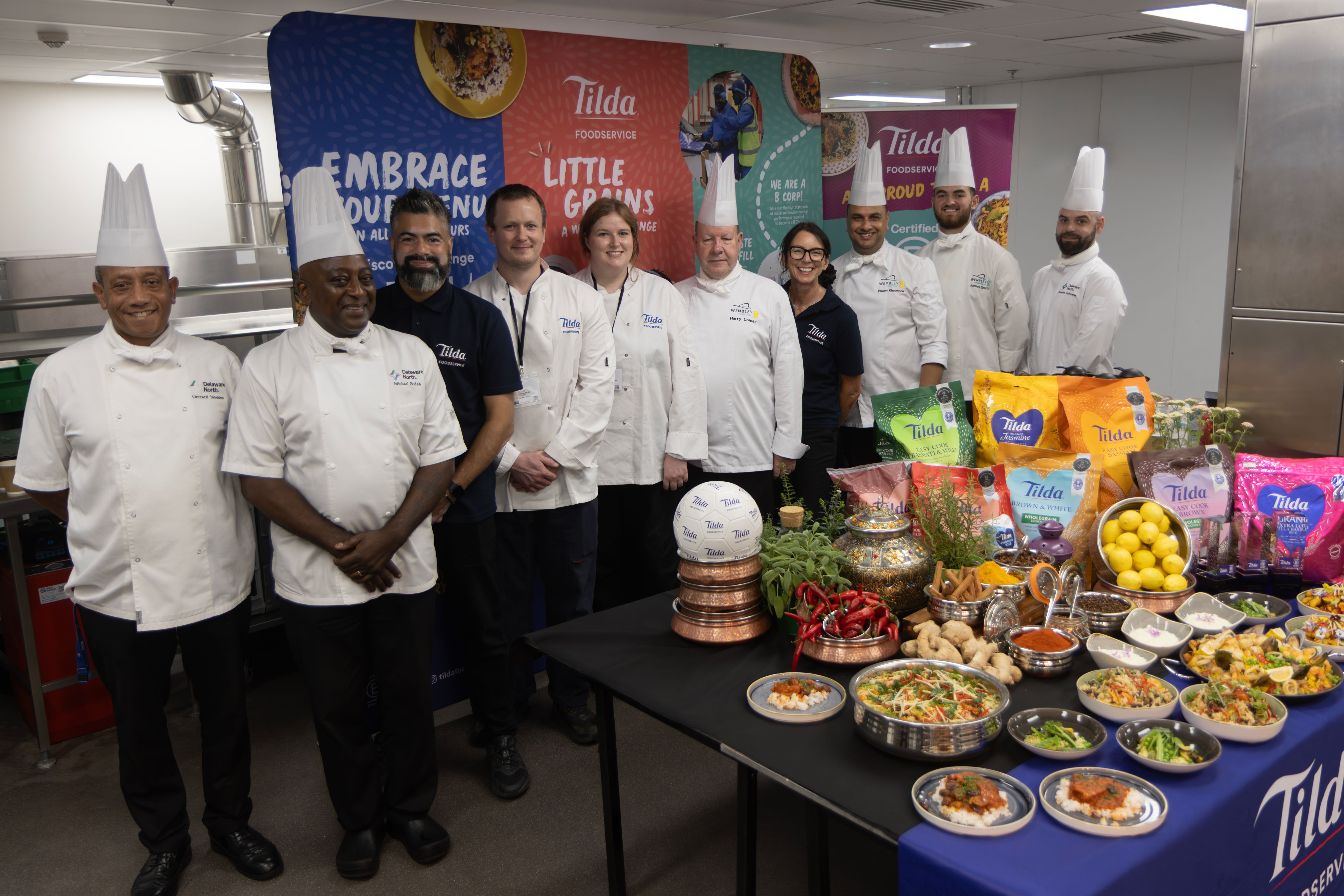 Tilda Chef Team of the Year Best in Class winners enjoy exclusive behind-the-scenes Wembley Stadium experience