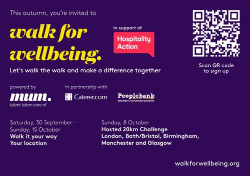 Walk for Wellbeing this October