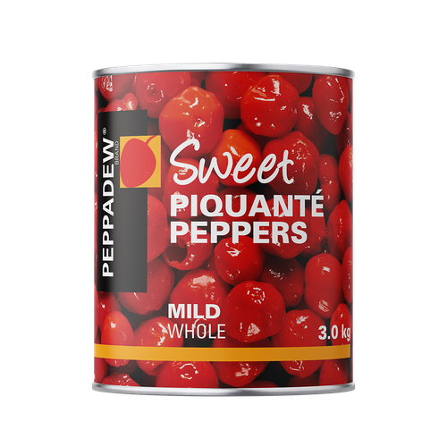 Sweet Piquanté Peppers Mild Whole 3kg