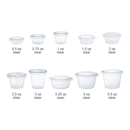 Disposable Plastic Sauce Cups