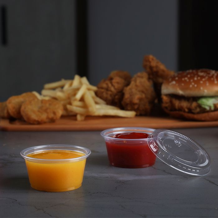 Disposable Plastic Sauce Cups
