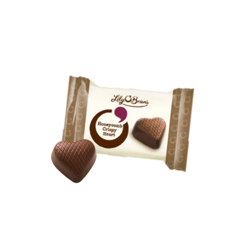 Milk Chocolate Honeycomb Crispy Heart