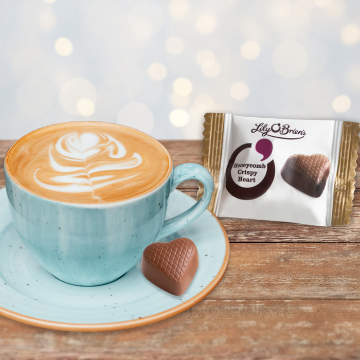 Milk Chocolate Honeycomb Crispy Heart