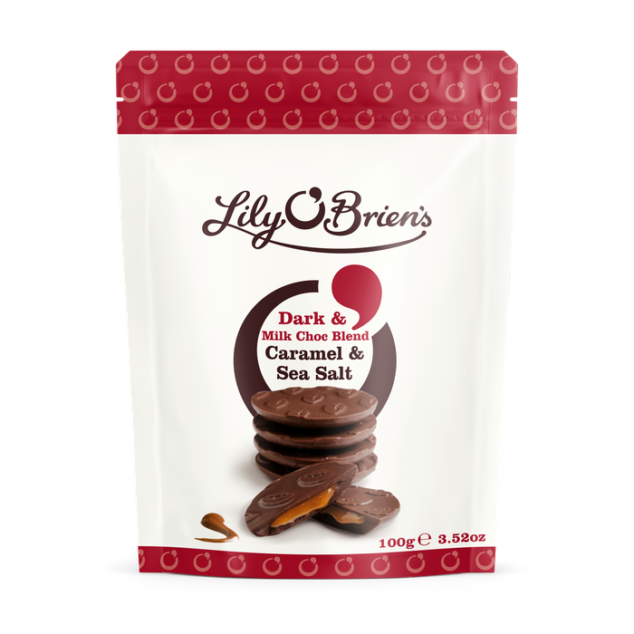 Dark and Milk Chocolate Caramel & Sea Salt Share Bag
