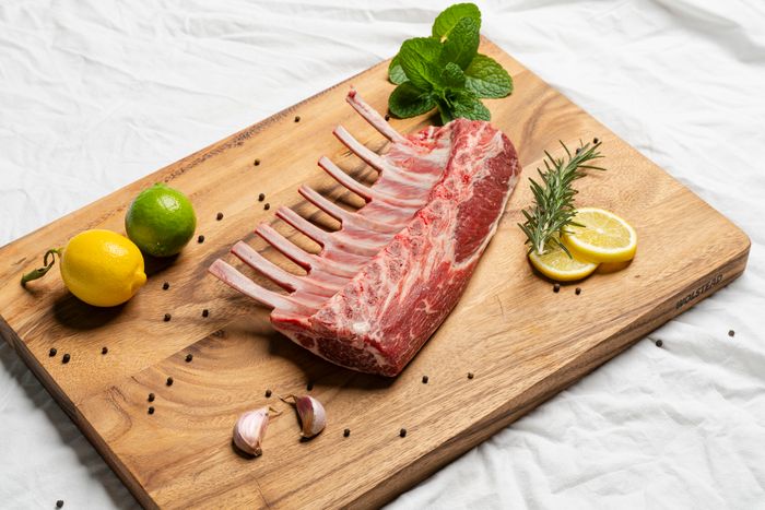 Beaufort River Meats Est.369 Products: LAMB FRENCHED RACK