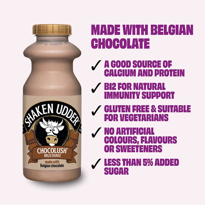Shaken Udder Chocolush Ambient Milkshake 250ml