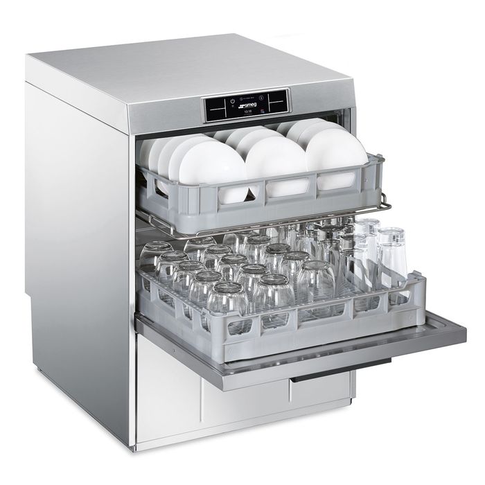 SPD522 - Pura 500x500 Twin Basket Undercounter Dishwasher