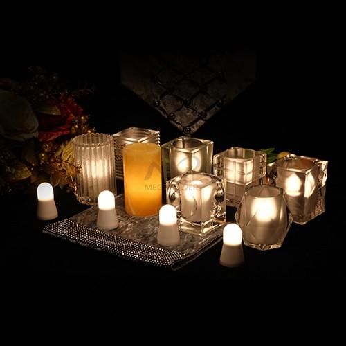 AS-RTLS-12 — 'S Candle' LED Tealights (12pc Taller/Brighter Set)