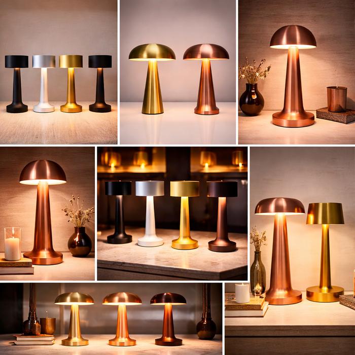 LED Table Lamps + Multi-Lamp Charging (Ambience Systems™)