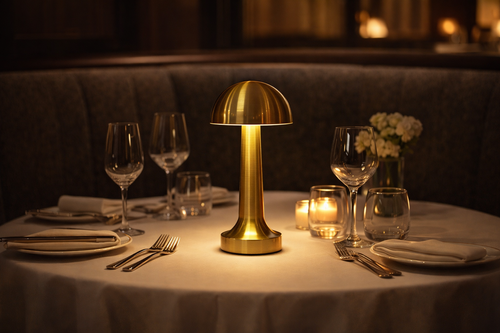 LED Table Lamps + Multi-Lamp Charging (Ambience Systems™)