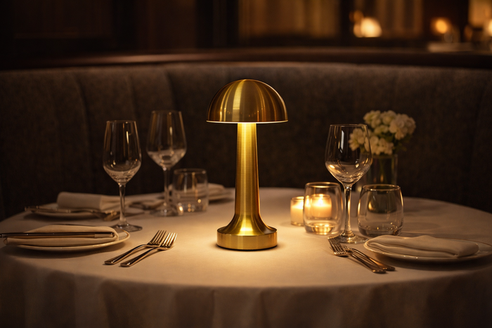 LED Table Lamps + Multi-Lamp Charging (Ambience Systems™)