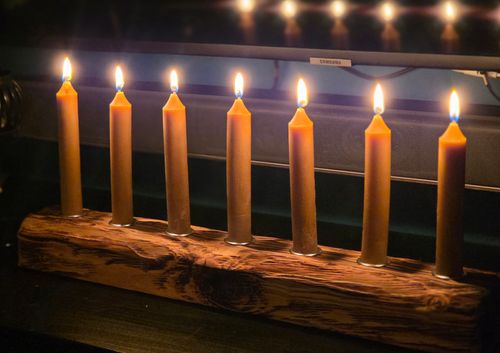 Candle holder flames of calm