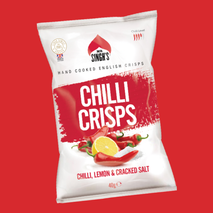 Chilli, Lemon and Cracked Salt Chilli Crisps