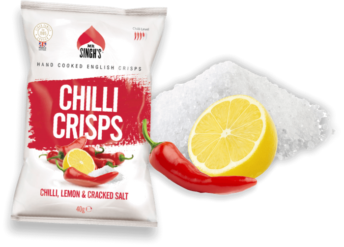 Chilli, Lemon and Cracked Salt Chilli Crisps