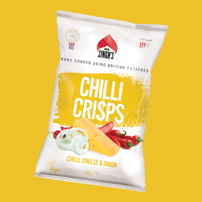 Chilli, Cheese and Onion Chilli Crisps