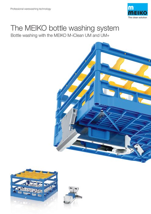 MEIKO’S BOTTLE WASHING SYSTEM -- 16 at one time!