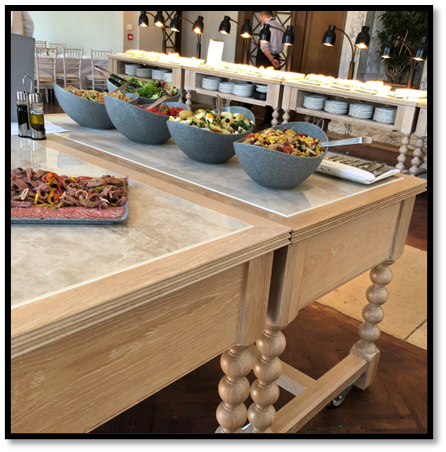Mobile Buffet Tables 
