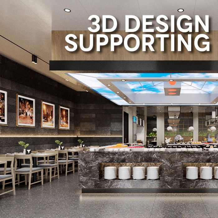 restaurant 3D design