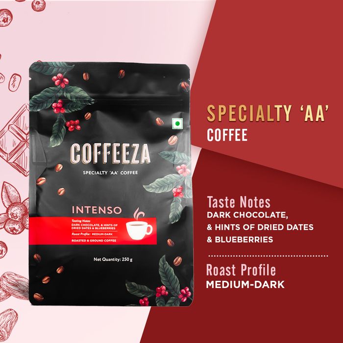 Coffeeza Intenso Specialty Indian Ground Coffee