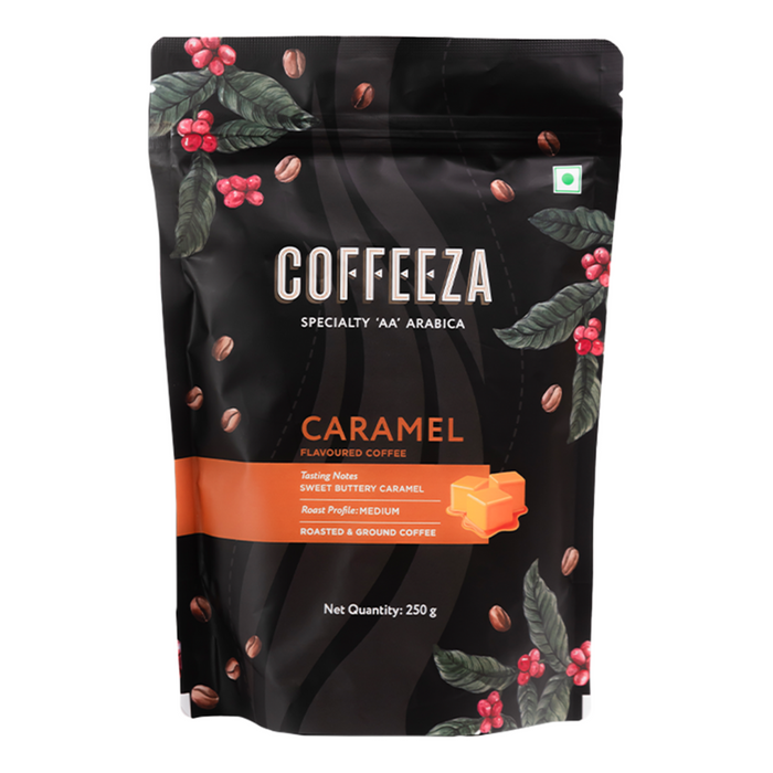 Coffeeza Caramel Flavoured Specialty Ground Coffee