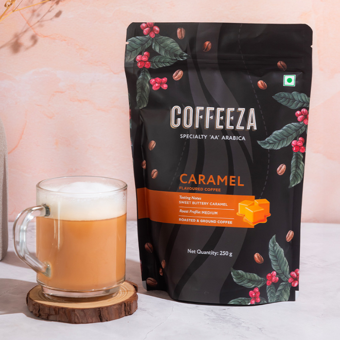 Coffeeza Caramel Flavoured Specialty Ground Coffee