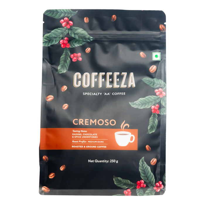 Coffeeza Cremoso Specialty Ground Coffee 