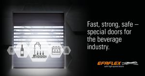 EFAFLEX High-Speed Door Solutions for the Beverage Industry
