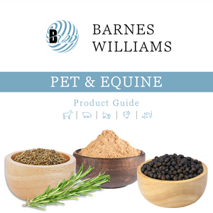 Barnes Williams Pet & Equine Product List