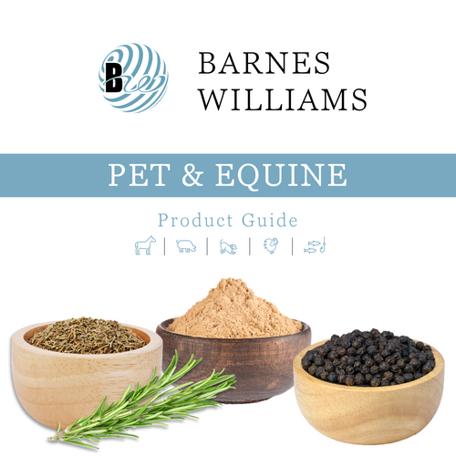 Barnes Williams Pet & Equine Product List