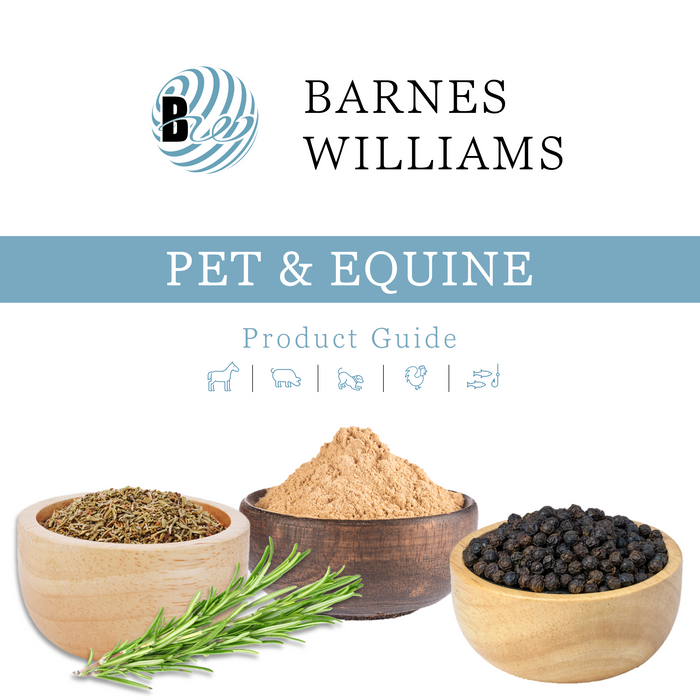Barnes Williams Pet & Equine Product List