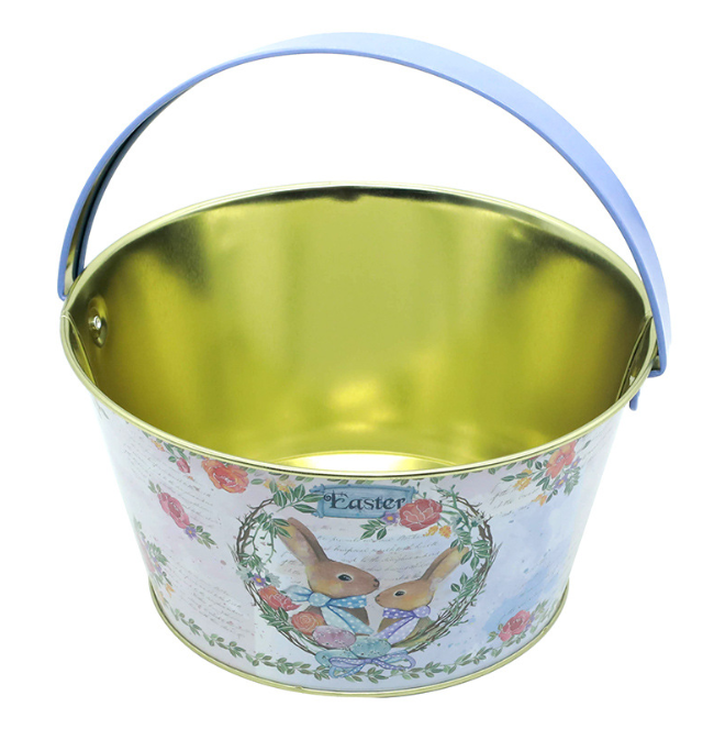 Tin Bucket With Handle