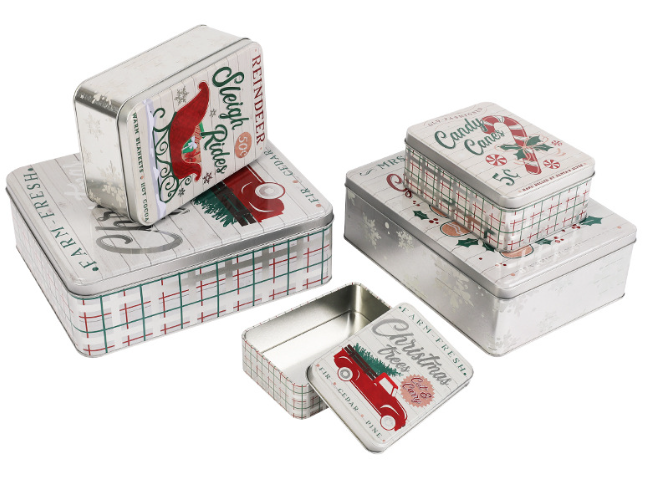 Various tin packaging