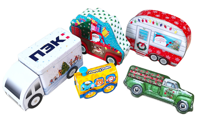 Various tin packaging