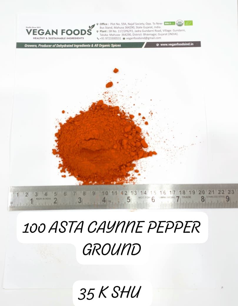  Dry Cayenne pepper Ground A grade 