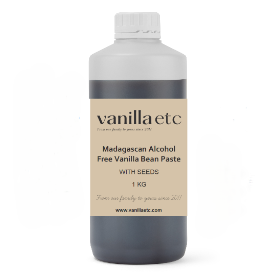 Madagascan Alcohol Free Vanilla Bean Paste with seeds