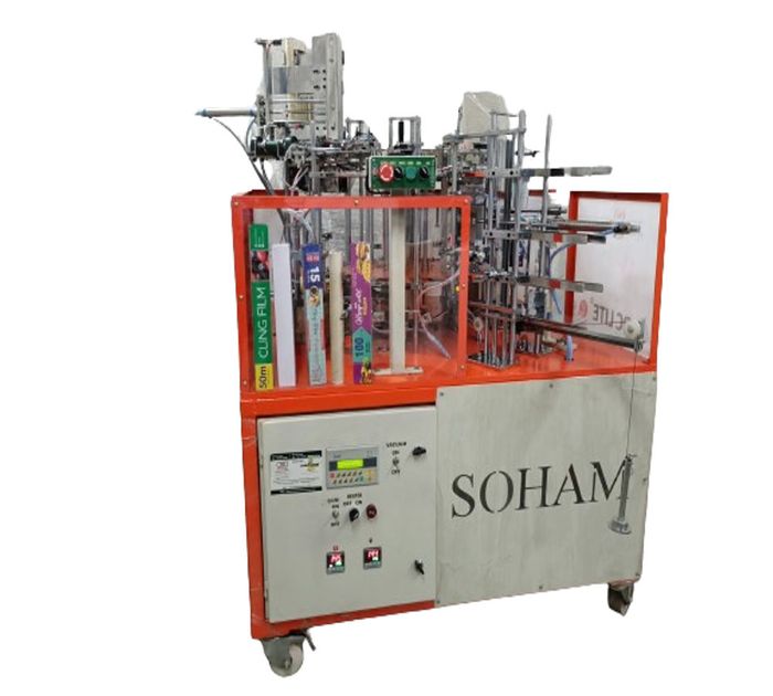 Automatic Cling Food Film Cartooning Machine