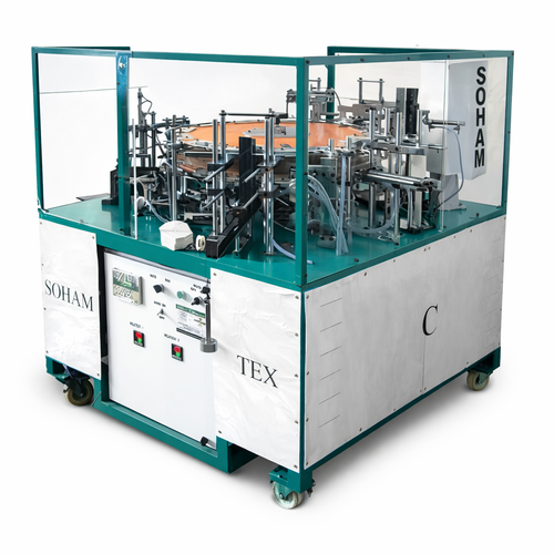         VERTICAL CARTOONING MACHINE WITH GLUING SYSTEM