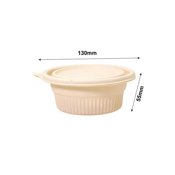 Biodegradable Dinera Bio 350ml Cornstarch Bowl (WL)