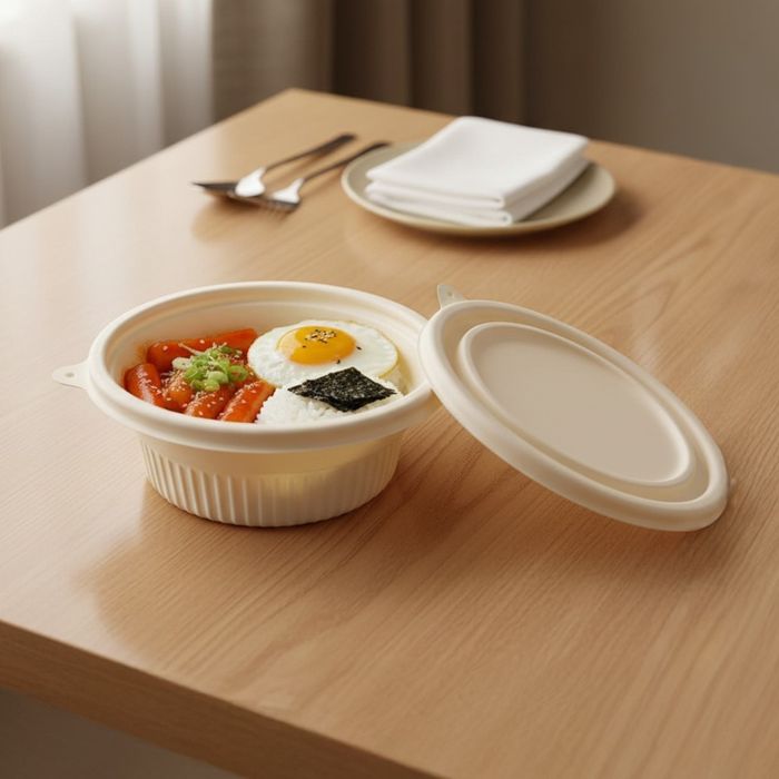 Biodegradable Dinera Bio 350ml Cornstarch Bowl (WL)