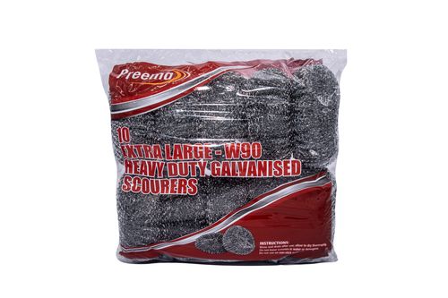 Heavy Duty Extra  Large Galvanised  Scourers W90