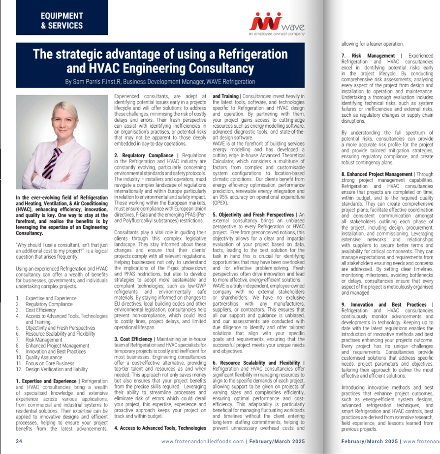 The strategic advantage of using a Refrigeration and HVAC Engineering Consultancy