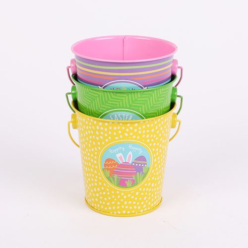 Tin Bucket With Handle