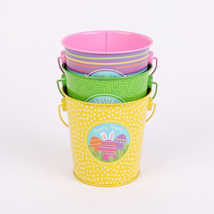 Tin Bucket With Handle