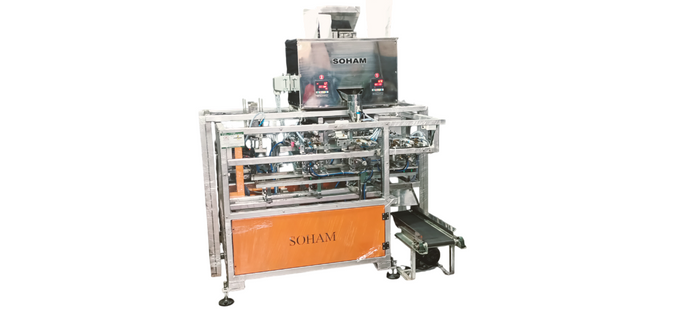 Automatic Weighing and Zipper Pouch Packing Machine (4 STATION)