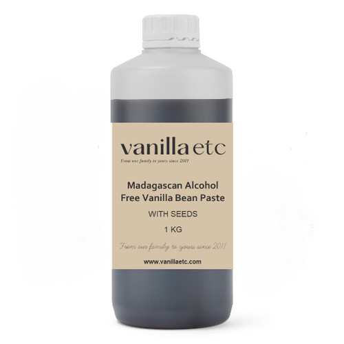 Madagascan Alcohol Free Vanilla Bean Paste with seeds