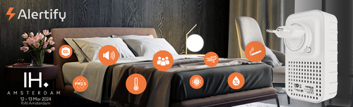 Alertify to Showcase Advanced Noise & Smoking Monitoring Technology at 2024 Independent Hotel Show in Amsterdam