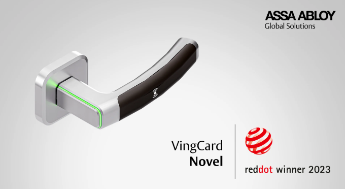 VingCard Novel wins Red dot design award 2023